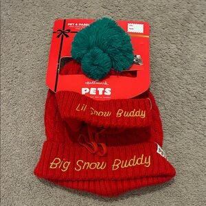 Hallmark Pets matching beanies for owner and pet